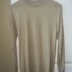 Classic Tan Long Sleeve Men's Shirt